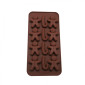 Molde silicona choco jengibre navidad