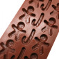 Molde silicona choco jengibre navidad