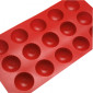 Molde silicona semiesfera x 15