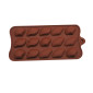 Molde silicona choco conchitas x 15 cav