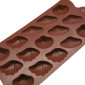 Molde silicona choco conchitas x 15 cav