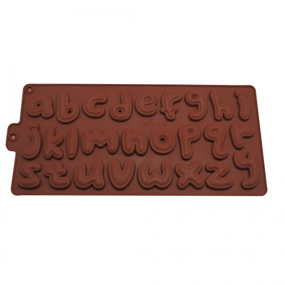 Molde silicona letras minusculas