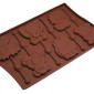 Molde silicona chocolatina animalitos x 6