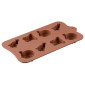 Molde silicona choco navidad x 8 cav