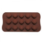 Molde silicona choco conchitas x 15 cav
