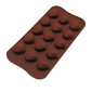 Molde silicona choco conchitas x 15 cav