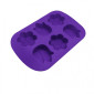 Molde silicona flores x 6