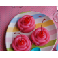 Molde silicona rosas x6