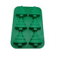 Molde silicona arbol navidad x 6