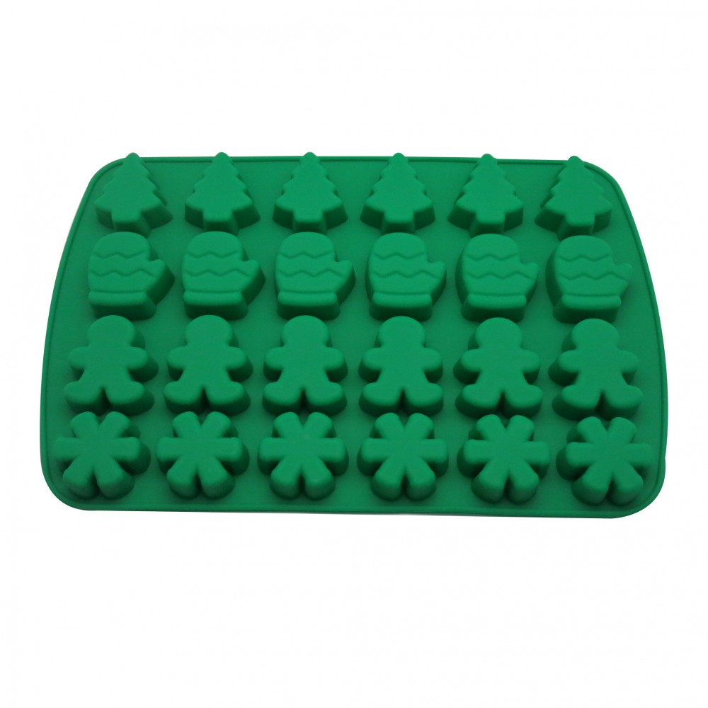 Molde silicona navidad x 24 cav Molde silicona navidad x 24 cav