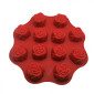 Molde silicona florecitas x 12