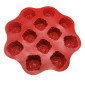 Molde silicona florecitas x 12