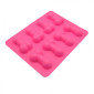 Molde silicona pene x8