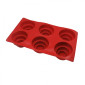 Molde silicona ponquesitos x 6