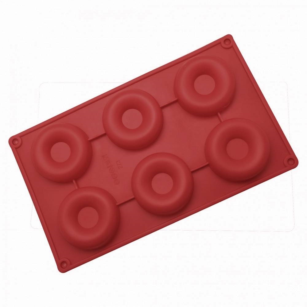 Molde silicona donuts x 6