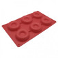 Molde silicona donuts x 6