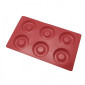 Molde silicona donuts x 6