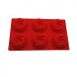 Molde silicona fancy ring x 6