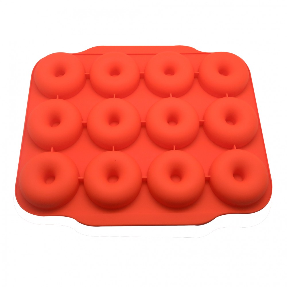 Molde silicona pro donuts x 12