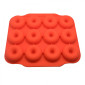Molde silicona pro donuts x 12