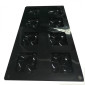 Molde silicona profesional cuadrado decorado 