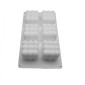 Molde silicona pro cubos x 6 Cav