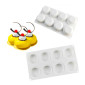 Molde silicona pro postresitos x 8 cav