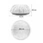 Molde silicona esfera geometrica