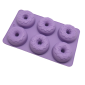 Molde silicona donuts decoradas x 6