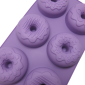 Molde silicona donuts decoradas x 6