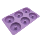 Molde silicona donuts decoradas x 6