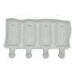 Molde paleta ovalada relleno x 4 cav