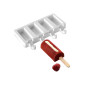Molde paleta ovalada relleno x 4 cav