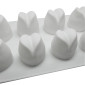 Molde silicona postre flor perfecta x 8