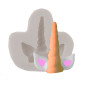 Molde silicona unicornio