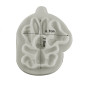 Molde silicona conejito 3D