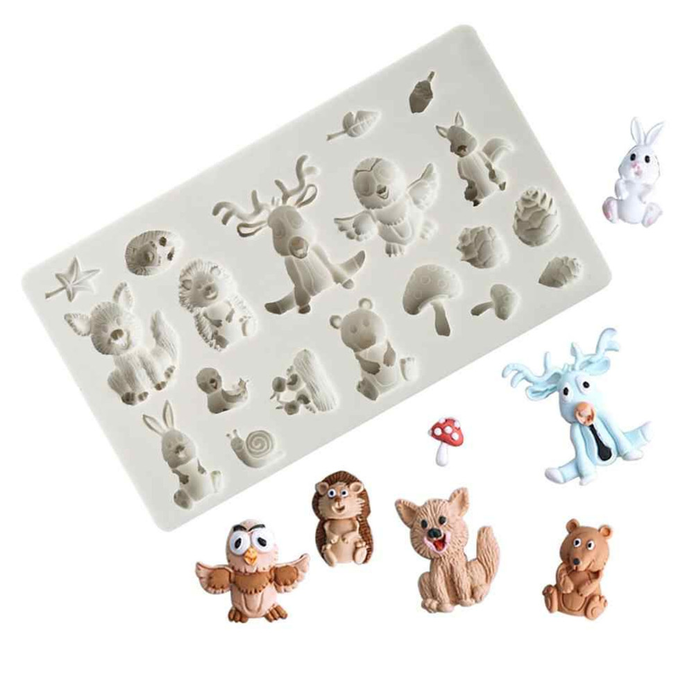 Molde silicona woodland