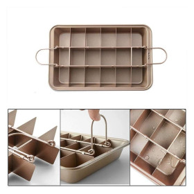 Molde para brownies con porcionador