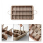 Molde para brownies con porcionador