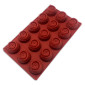 Molde postre flor x 15