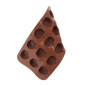 Molde silicona choco calabazas x15