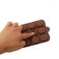 Molde silicona choco calabazas x15