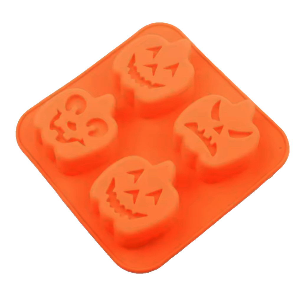 Molde silicona calabaza X 4 CAV