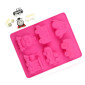 Molde silicona trenes x 6 cav