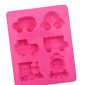 Molde silicona trenes x 6 cav