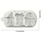 Molde silicona navideño fondant