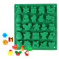 Molde silicona choco navideño x25