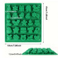 Molde silicona choco navideño x25