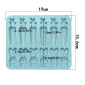 Molde silicona zanahorias y conejos 