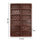 Molde silicona chocolatinas decoradas x 12 cav
